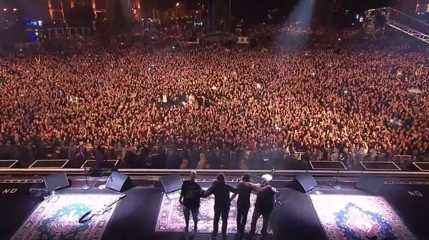 System of a Down performing live