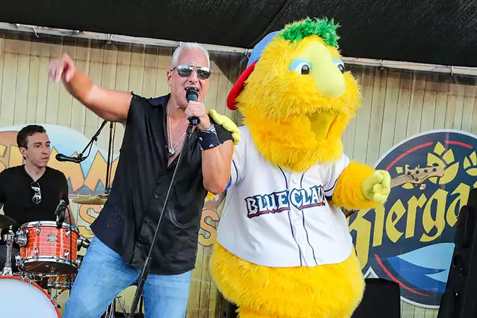 Aberdeen IronBirds at Jersey Shore BlueClaws performing live at ShoreTown Ballpark.