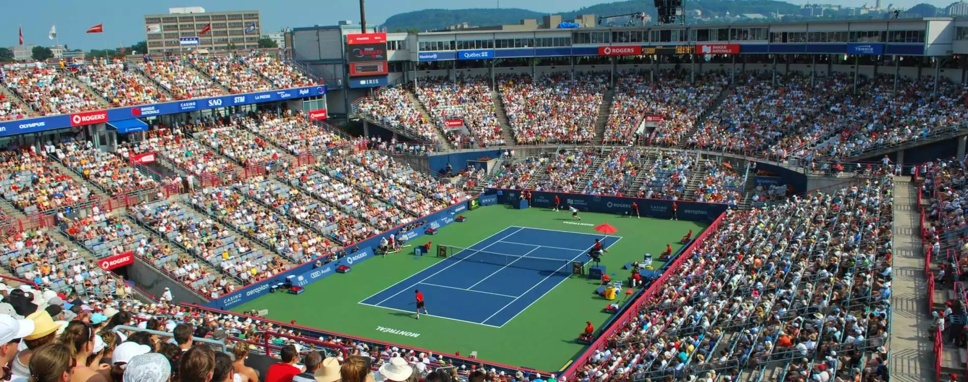 National Bank Open Mens Tennis: Session 2 - First Round performing live at Sobeys Stadium - Toronto.