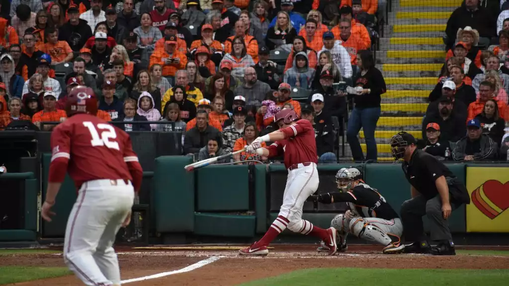 Ole Miss Rebels at Oklahoma Sooners Baseball performing live at L. Dale Mitchell Park.