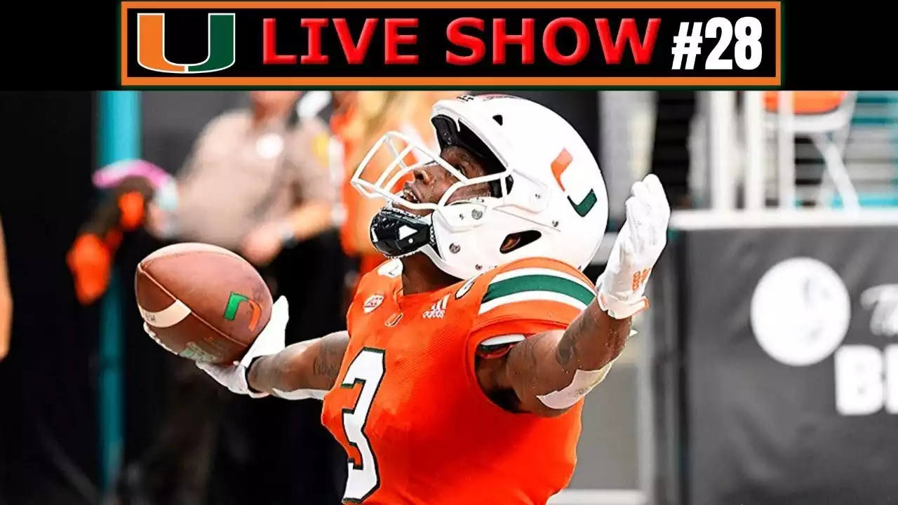 Miami Hurricanes Football performing live