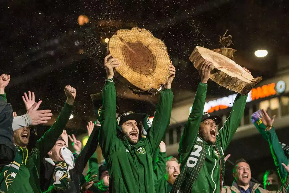 Portland Timbers performing live