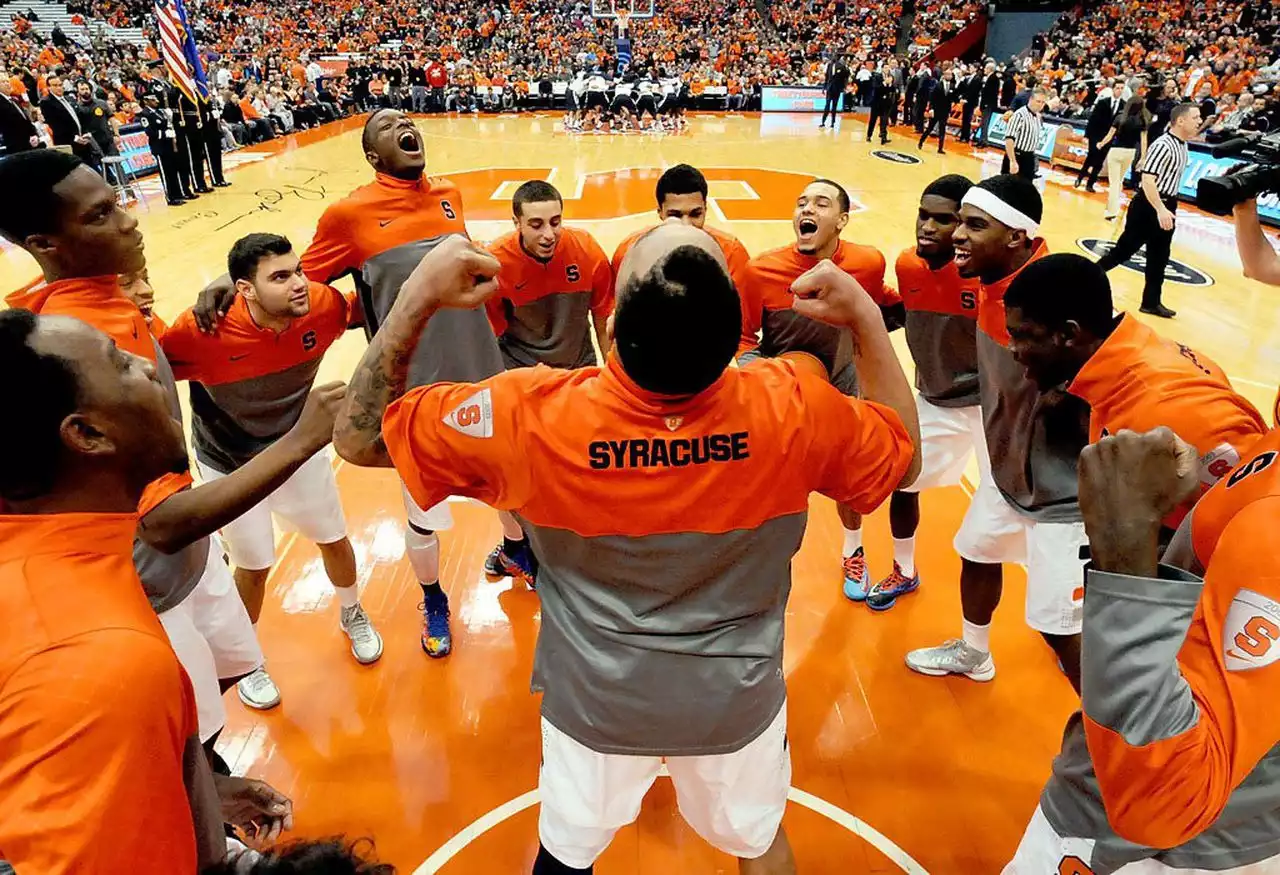 Wake Forest Demon Deacons Mens Basketball at Syracuse Orange Basketball performing live at JMA Wireless Dome.