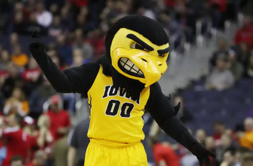 Northwestern Wildcats at Iowa Hawkeyes Basketball performing live at Carver Hawkeye Arena.