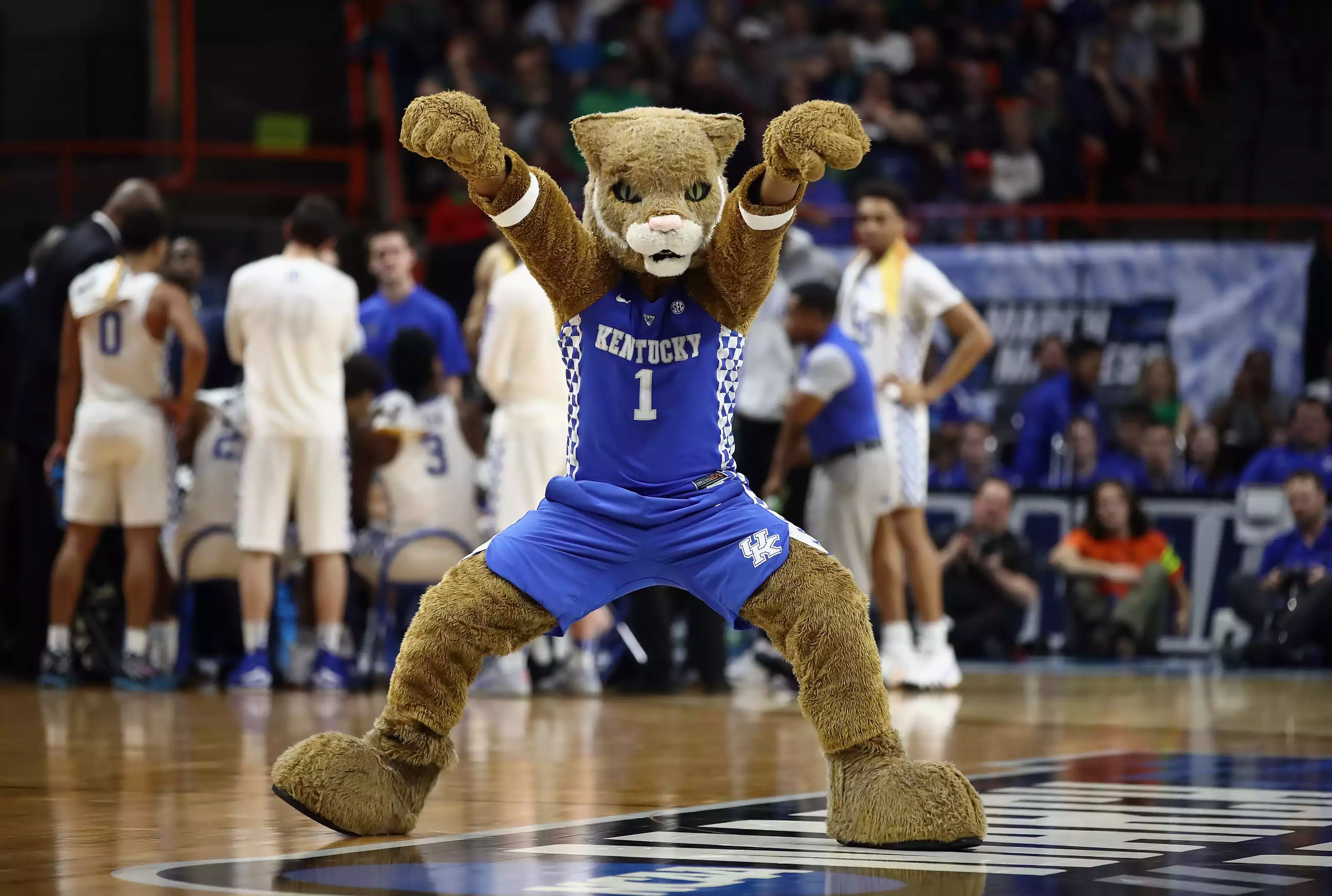 North Carolina Central Eagles at Kentucky Wildcats Basketball performing live at Rupp Arena At Central Bank Center.