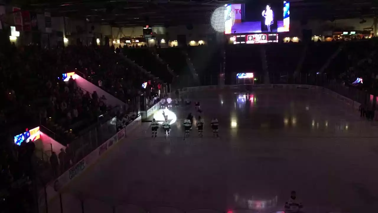 Maine Mariners at Adirondack Thunder performing live at Cool Insuring Arena.