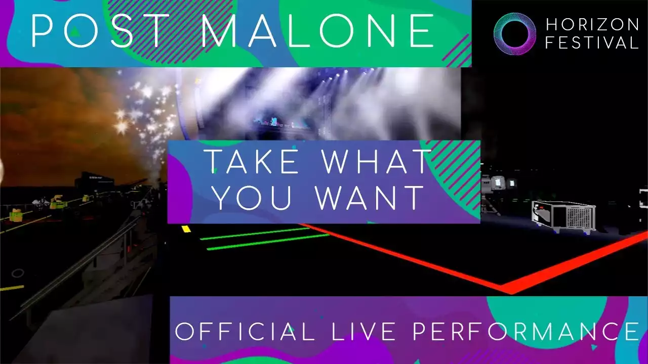Post Malone with Jelly Roll and Sierra Ferrell performing live at Mercedes-Benz Stadium.