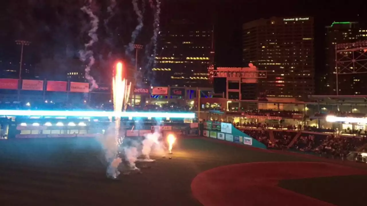 Chesapeake Baysox at Hartford Yard Goats performing live at Dunkin' Park.