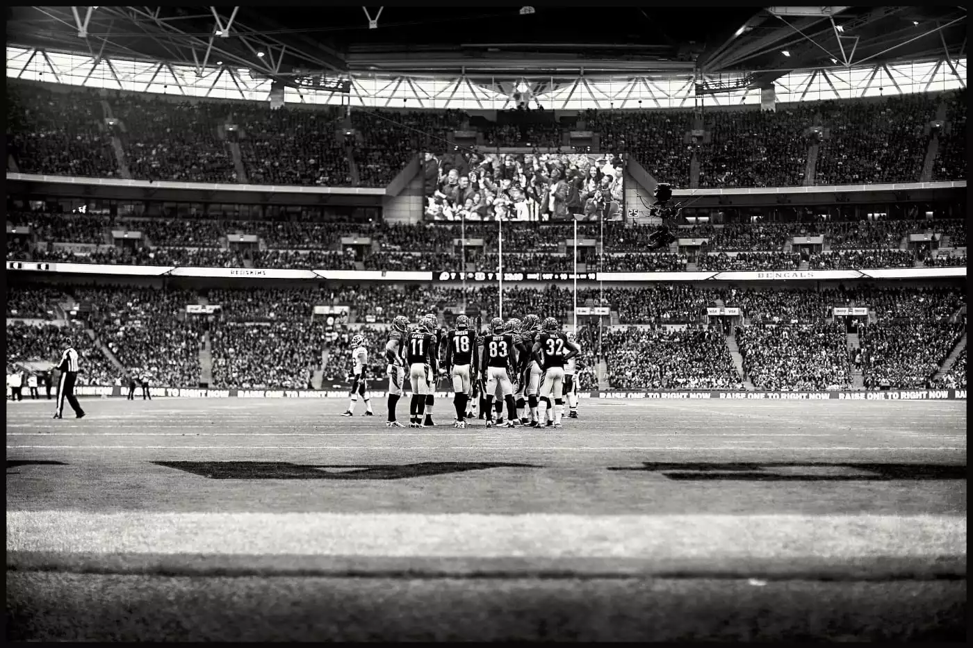 NFL London performing live