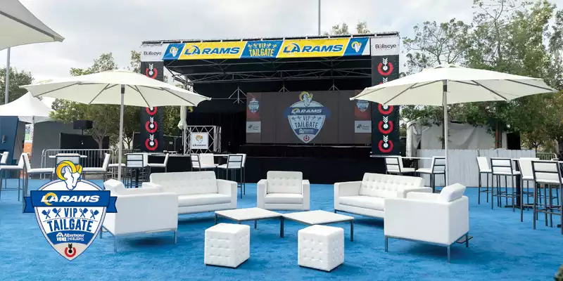 Los Angeles Rams VIP Tailgate performing live