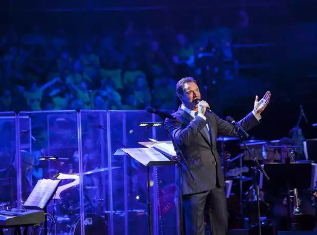 Russell Watson performing live at Bridgewater Hall.
